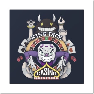 Cuphead King Dice Casino Posters and Art